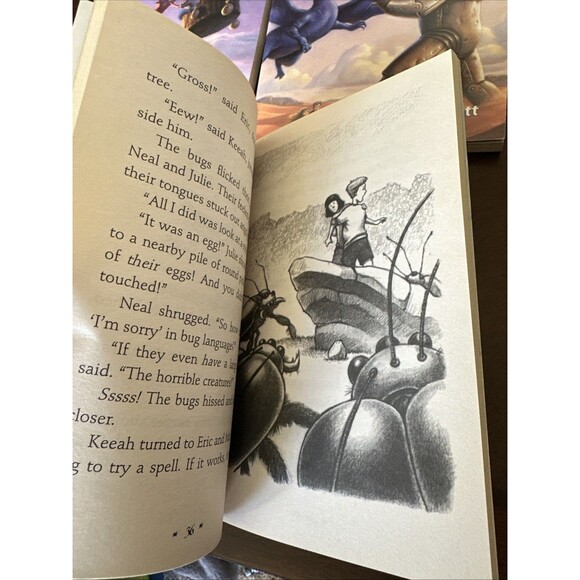 Secrets Of Droon Magic Time Travel Lot 4 PB Chapter Books 3, 4, 6, 9 Abbott - Picture 7 of 10